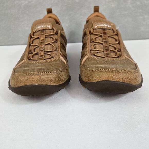 Skechers Breathe-Easy Remember Me Slip-On Taupe Memory Foam Shoes Womens 7 - NEW - Picture 5 of 10